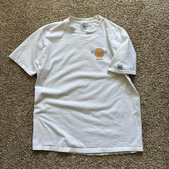 Vintage Heavy Cotton Faded Worn Hard Rock Cafe Tee Shirt - Picture 2 of 8